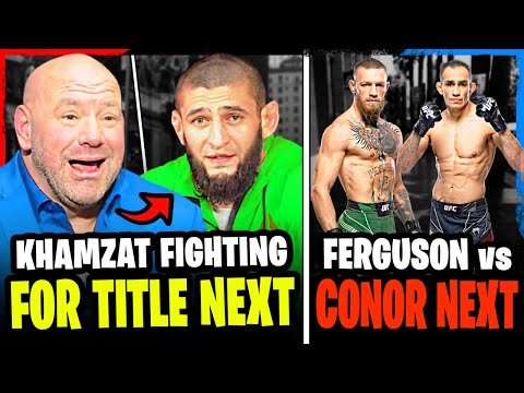 BREAKING! Khamzat Chimaev FIGHTING for UFC title next, Conor McGregor vs Tony Ferguson, Jorge