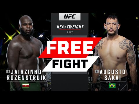 Jairzinho Rozenstruik vs Augusto Sakai | FREE FIGHT | UFC Vegas 56