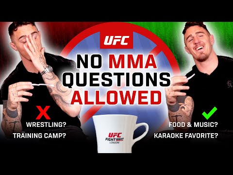 No MMA Questions Allowed with Tom Aspinall | UFC London