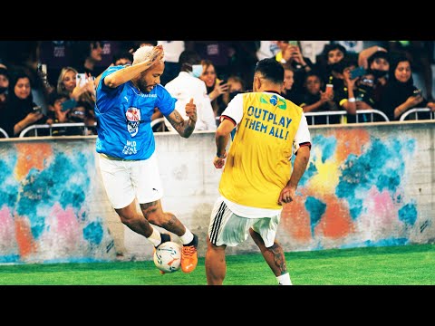 Neymar Jr. Plays Amateur Football Team