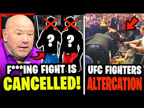 BREAKING! Dana White CANCELS UFC 275 fight, UFC Fighter ALTERCATION, Islam Makhachev, Covington