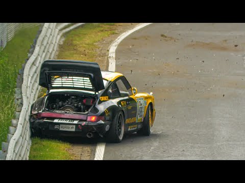 Nürburgring 24h Classics 2022 Race Highlights, Crash & Slippery Action!