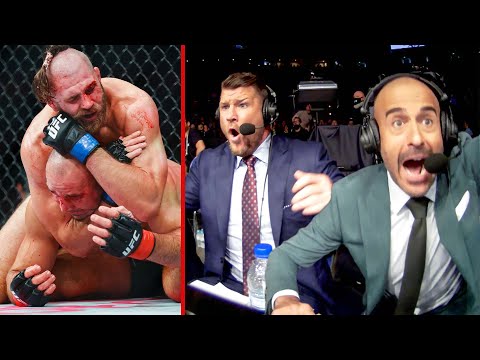 UFC 275 Commentator Booth Reactions!