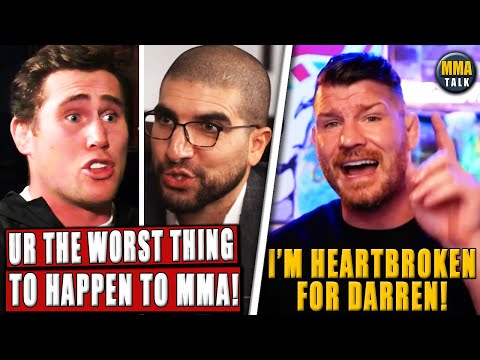 Ariel Helwani MOCKS Darren Till, Michael Bisping REACTS to Khamzat Chimaev training with Hermansson