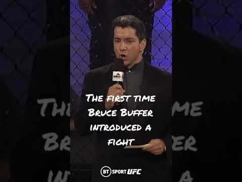 How Bruce Buffer's UFC intros have changed!