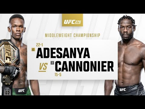 UFC 276: Adesanya vs Cannonier Highlights