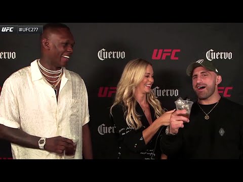 Israel Adesanya & Alexander Volkanovski Predict Co-Main Event w/ Laura Sanko | UFC 277 Quick Hits