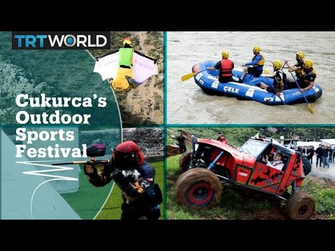 Outdoor extreme sports festival in southeast Turkey