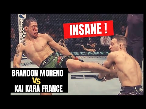 Brandon Moreno VS Kai Kara-France Highlights (What a Fight )