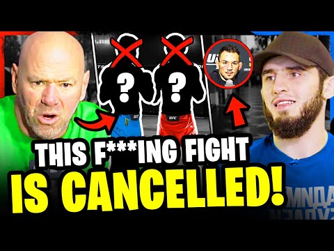 BREAKING! Dana White CANCELS UFC fight, Islam Makhachev GOES OFF on Michael Chandler, Conor McGregor