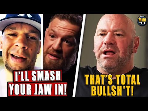 Nate Diaz RESPONDS to Conor McGregor's threats! Dana White SHUTS DOWN Mark Zuckerberg/UFC rumors