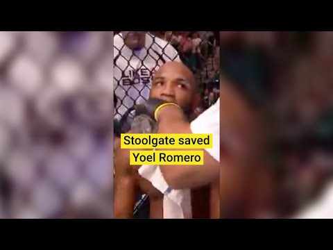 Yoel Romero's Weird UFC controversy | Stoolgate #shorts #mma #UFC #stoolgate #yoelromero #danawhite