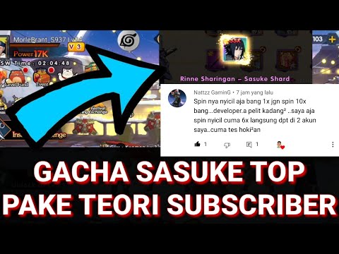 Ultimate Fight:Survival – Gacha Sasuke Top Pake Teori Subscriber