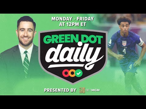 Green Dot Daily! | USA vs Iran, NFL Wk 13 Picks, CBB & NBA Free Picks | Presented by BetMGM