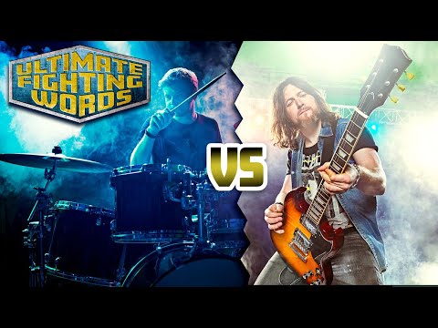 GUITARIST VS. DRUMMER – Which Band Member is Cooler? | ULTIMATE FIGHTING WORDS