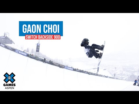 Gaon Choi: Switch Back 900 | X Games Aspen 2023