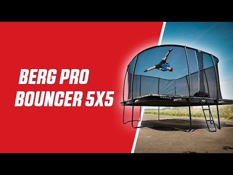 BERG Pro Bouncer 5×5 trampoline | The ultimate extreme sports trampoline | Specifications