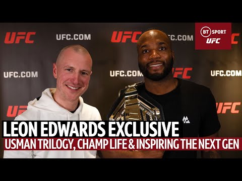 Exclusive Leon Edwards Interview 🏆 Usman Trilogy, Champ Life, Masvidal, UFC London & More | #UFC286