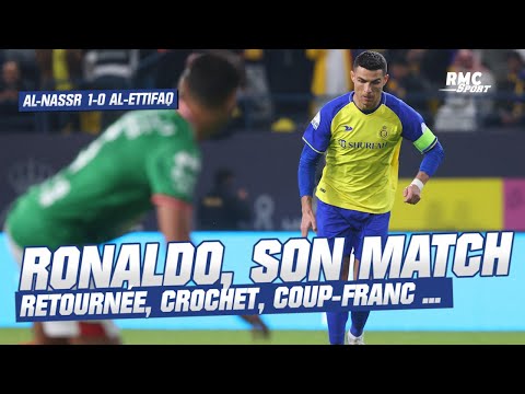 Al Nassr 1-0 Ettifaq: Retournée, coup-franc, crochet, la première de Ronaldo en championnat saoudien