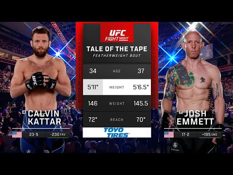 Calvin Kattar x Josh Emmett | LUTA COMPLETA | UFC 284