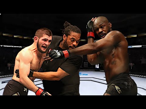 Jon Jones vs. Khabib Nurmagomedov Legendary FIGHT | UFC 4