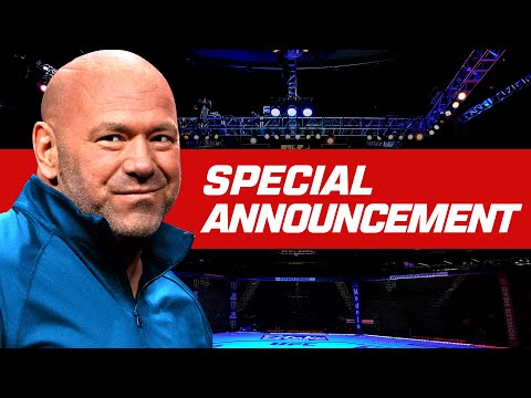 Special Announcement from UFC President Dana White | TUNE IN TODAY at 5pm ET / 2pm PT!!!