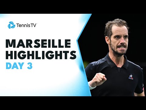 Gasquet Plays Wawrinka; Bublik, Cressy & More In Action | Marseille 2023 Highlights Day 3