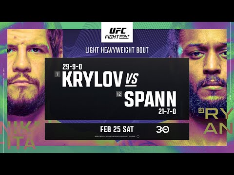 UFC Vegas 70: Krylov vs Spann – February 25 | Fight Promo