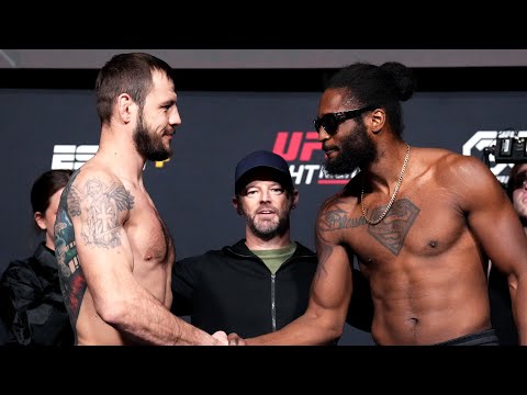 UFC Vegas 70: Weigh-In Faceoffs