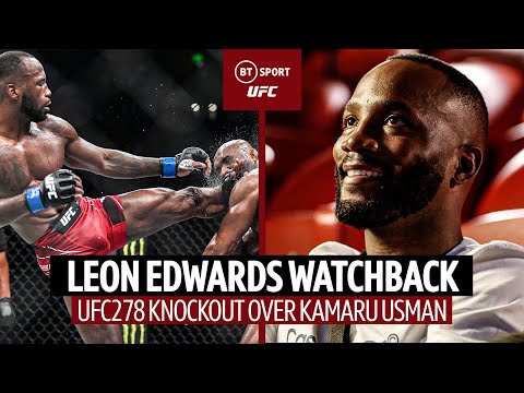 UFC Watchback 🔥 Leon Edwards Relives Stunning KO win over Kamaru Usman 🏆 #UFC286 | #UFCLondon