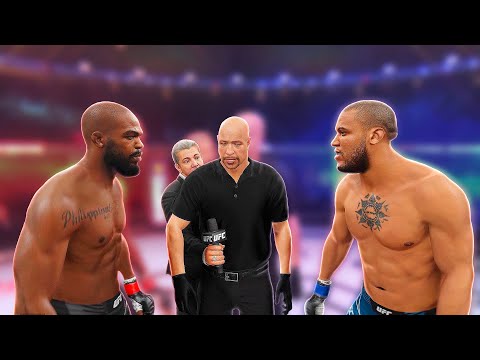 UFC 285 Jon Jones vs Cyril Gane – Fight Simulation