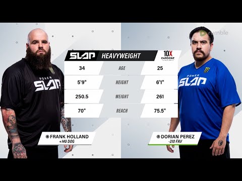 Power Slap 1: Frank Holland vs Dorian Perez | Prelims