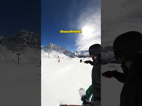 Dad Has The BEST REACTIONS Watching His 6 Year Old Daughter Hit Jumps #snowboarding #gopro