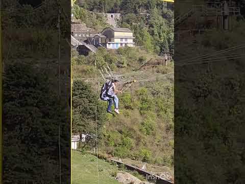 Zip Swing at Mussoorie Lake☺️ Extreme Sports    Full adventure