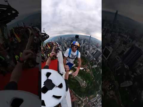 BASE Jumping – Extreme Sports – #shorts