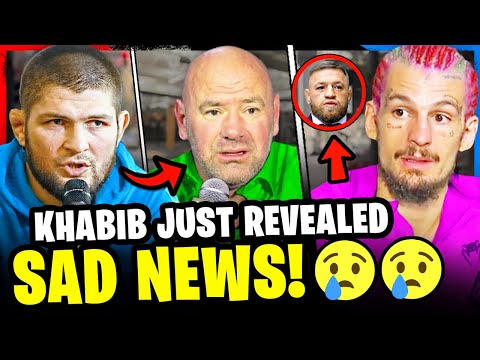 BREAKING! Khabib REVEALS SAD NEWS, UFC fight card LEAKED, Sean O'Malley on Israel Adesanya