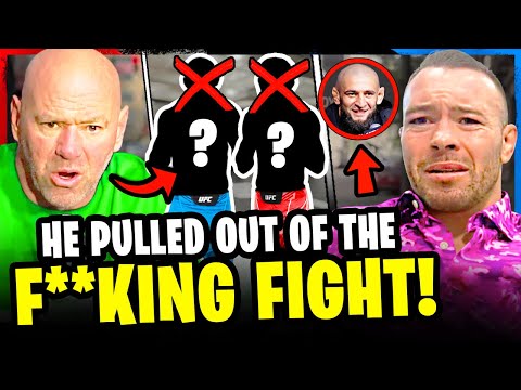 BREAKING! UFC Fighter PULLS OUT of FIGHT, Colby Covington EXPOSES Jorge Masvidal, Khamzat Chimaev