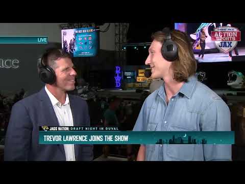 Jaguars Quarterback Trevor Lawrence Joins us on Draft Night