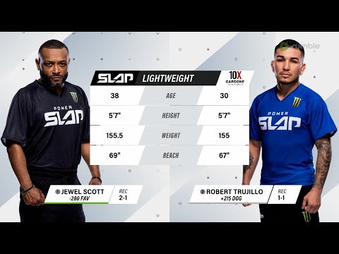 Power Slap 1: Jewel Scott vs Robert Trujillo | Prelims