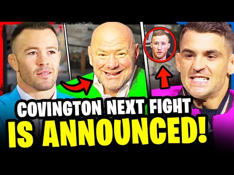 BREAKING! Colby Covington ANNOUNCES next UFC fight, Dustin Poirier vs Justin Gaethje, Conor McGregor