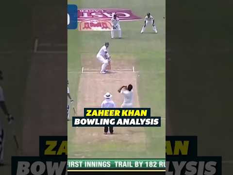 Zaheer khan bowling Action analysis❗️best bowler of india❓