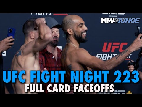 UFC Fight Night 223 Full Fight Card Faceoffs From Las Vegas