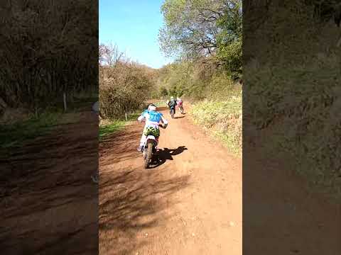 Racing a Triumph Motocross Bike!