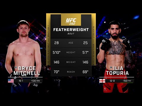 Ilia Topuria vs Bryce Mitchell | FREE FIGHT | UFC Jacksonville