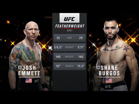 Josh Emmett vs Shane Burgos | FREE FIGHT | UFC Jacksonville