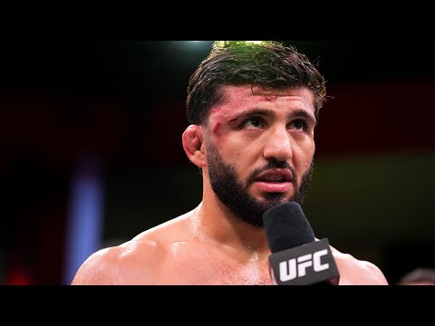 Arman Tsarukyan Octagon Interview | UFC Vegas 75