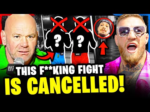 BREAKING! Dana White CANCELS UFC fight, Conor McGregor REVEALS SHOCKING NEWS, Sean O'Malley