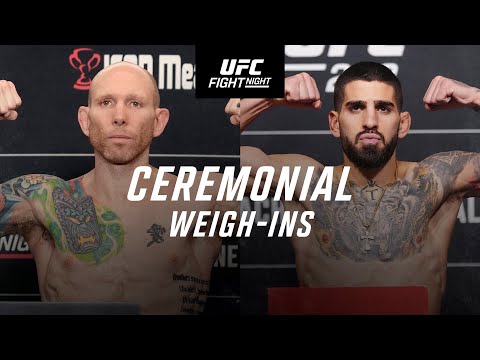 UFC Jacksonville: Ceremonial Weigh-In