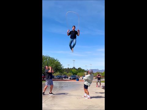 Insane Jumprope Stunt 😮