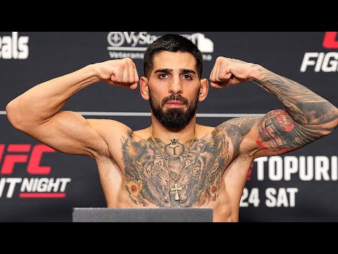 Emmett vs Topuria Weigh-In | UFC Jacksonville